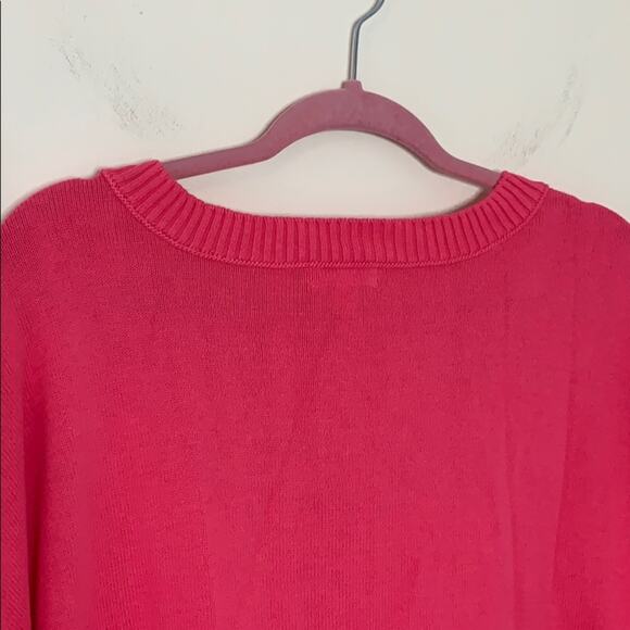 Abound Pink Magenta V-Neck Knit Sweater NWT Size XXL - Picture 6 of 9